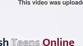 British babes give lucky handjob