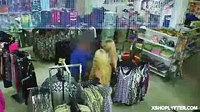 I, Officer Wrex Oliver, found stolen panties in Rebecca Vanguard's tattooed vagina at the shop