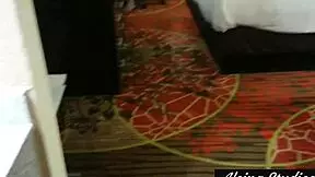 First time step-siblings try out sex with cowgirl position