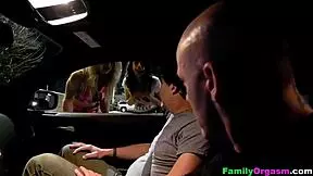 Stepdads say, We found our stepdaughters whoring in the streets with big tits and police around.