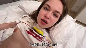 My Cuckold Husband Took Cum Right in His Face.