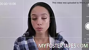Bianca Burke And Alexis Tae Participate In Detailed Foster Inappropriate Activity With Blowjob And Piercing In Bedroom