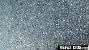 On the beach, zuzana turns a solo act into hardcore assfucking and cumshot, picked up in public by mofos.