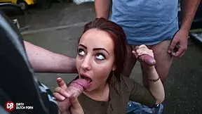 Carbizz's Public Blowbang Leaves Teens Swallowing Cum