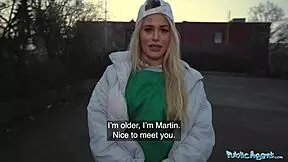 Do You Want To See My Tacos? Blonde Waitress Rides Monster Cock