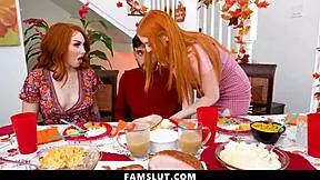 stepfamily dives into wild threesome with nade nasty's cum