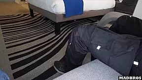 Young french blonde returns for more intense interracial threesome with big black cocks 😈