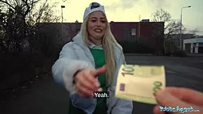 Do You Want To See My Tacos? Blonde Waitress Rides Monster Cock