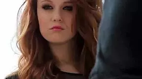 Curvy Redhead Teen Elizabeth Marxs Strips Naked on Rooftop