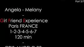 Angela and Melany explore girlfriend experience in Paris with Cris Angelo