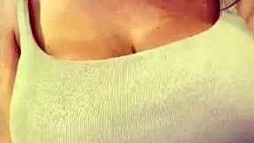 Stepmom flaunts elastic ass and milky tits