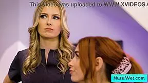 Lauren Phillips' sensual Nuru massage