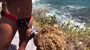 Skinny teen gets rough outdoor sex