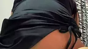 my sister-in-law comes home from a party in a sexy dress craving action.