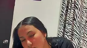 my sister-in-law comes home from a party in a sexy dress craving action.