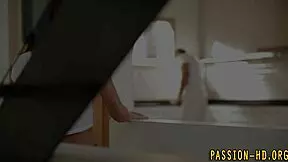 petite european babe with braces masturbates and gets a hardcore cumshot!