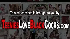 Big booty teen 18+s ride bbc in hardcore interracial threesome.