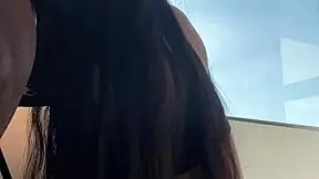 Cute Latina girl tries something new with amateur couple