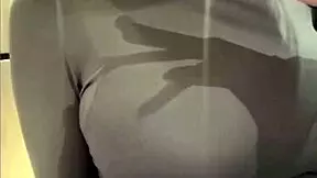 hey, my milky stepmom licks her own nipples, so hot! 🥵