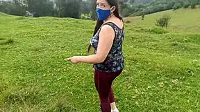 Stepmom seduces stepson in woods