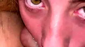 sloppy facefuck with blonde teen