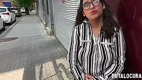 Caught you masturbating, chubby latina teen, he says before fucking her dirty.