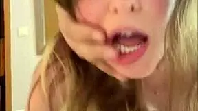 Petite blonde pregnant teen drilled hard by stepdad's friend at home