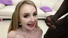 Why does blonde teen 18+ Baby Kxtten take 5on1 hardcore DP?