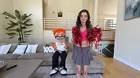 i'm the porn audition referee, watchin' these petite shaved girls ride cocks hard, spankin' and handjobbin' till cumshots on faces