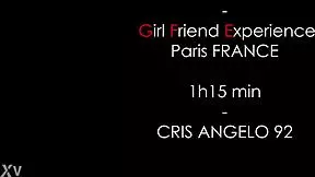 Girlfriend angela enjoys passionate homemade fuck in paris with cris angelo