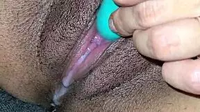 Latina wife drips cum from tight pussy during intense solo play