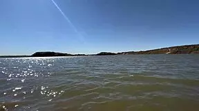 omg, i caught this deep throat mermaid, like, totally didn’t expect her shaved pussy outdoors!