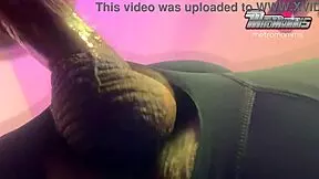 big plump girl gets first ass worship massage with toys