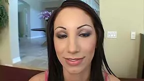 Double penetration action with Chloe Morgan, the 18-year-old girl