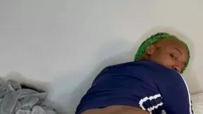 i'm humping my pillow in the bedroom after a tough gym workout, feeling those big pussy lips