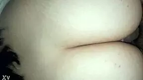 Teen gf rides in cowgirl position with shaved pussy.