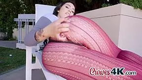 imagine this horny big booty teen 18+ sucking huge dicks, but can she handle them all?