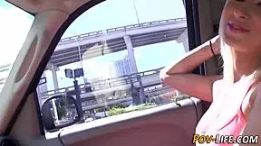 Busty Teen 18+ POV Sucking Blonde Babe's Big Tits