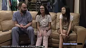 behind the scenes with dr tampa and aria nicole in a gyno setting