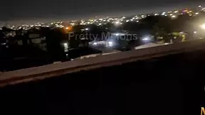 ever tried rooftop banging till dawn with huge creampie?