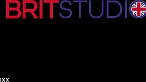 british redhead masturbates with dildo in bedroom, tight cunt wet and eager