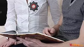 Teen Nancy Seduces College Tutor With Blowjob And Fuck