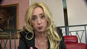 Blonde Kelly Wells Hints at Taking Black Cock Deep in Her Backdoor