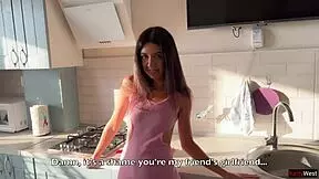 Fucking My Roommate’s Anal on Kitchen Table Hard