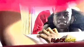 Father Christmas fucks ebony teen