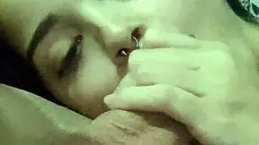 Debora Prado's submissive wife gives sloppy blowjob every night before bed