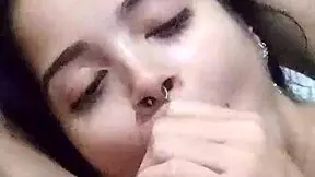 Debora Prado's submissive wife gives sloppy blowjob every night before bed