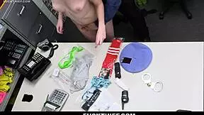 Shoplifter Babe Claire Roos Didn't Know The Punishment For Shoplifters Is Fuck - Fuckthief!