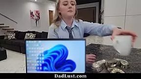 Daddy's girl pleases her stepdad with hardcore sex acts