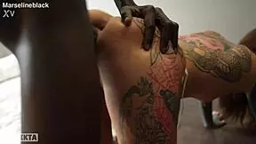 Mastering a Huge Black Cock in Hard Sex